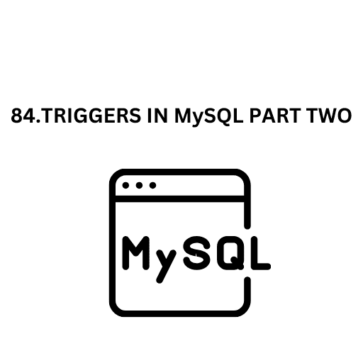 85.Practical Example Of TRIGGERS IN MySQL